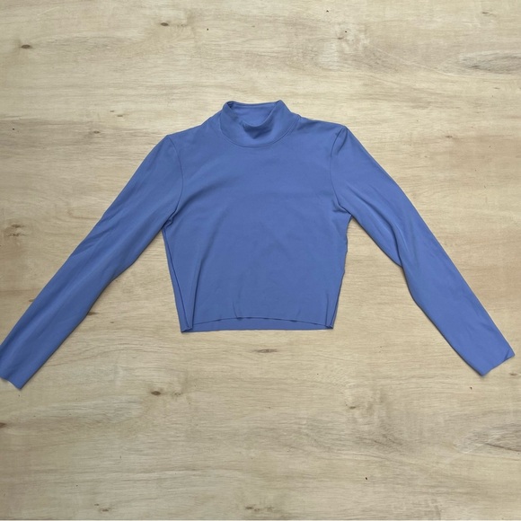 Nike Yoga women’s XS long sleeve collared purple running athletic shirt - Picture 2 of 9